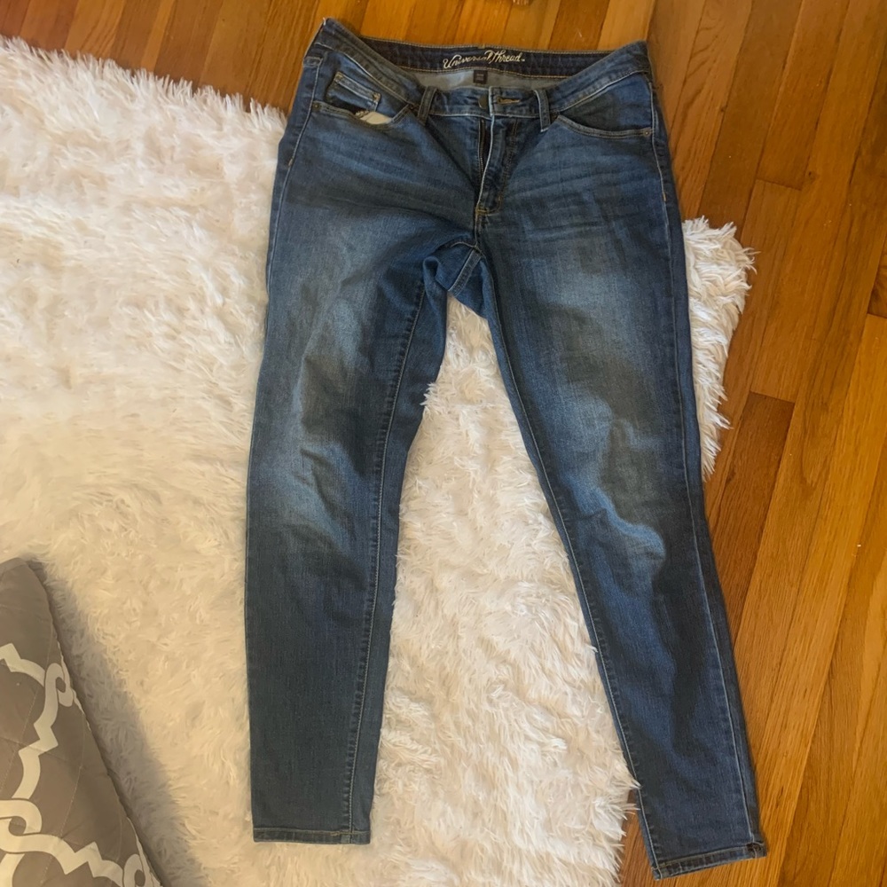 Blue Straight Jeans size 8 regular